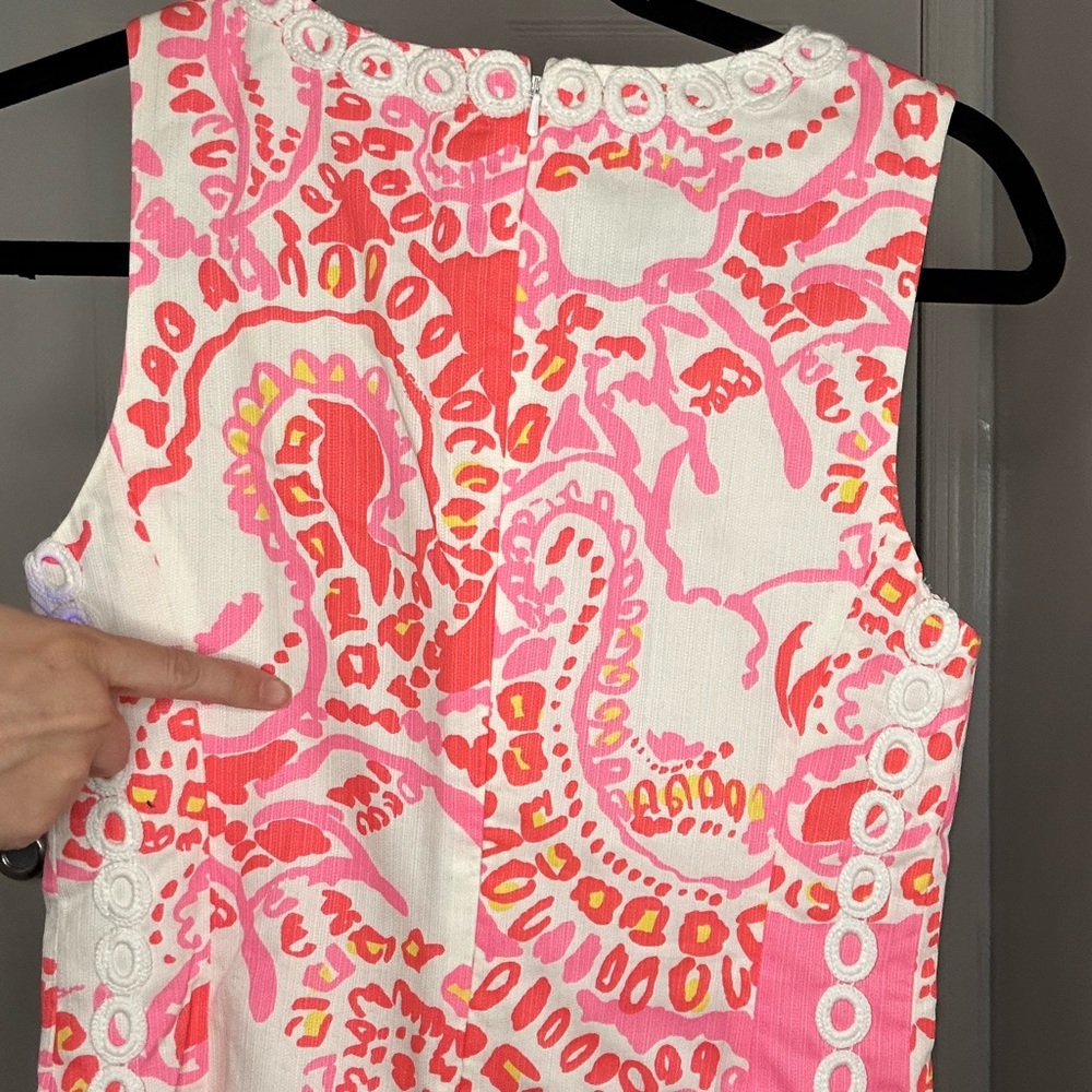 Lilly Pulitzer Trunk in Love Mila Shift Dress 00 - Picture 6 of 7